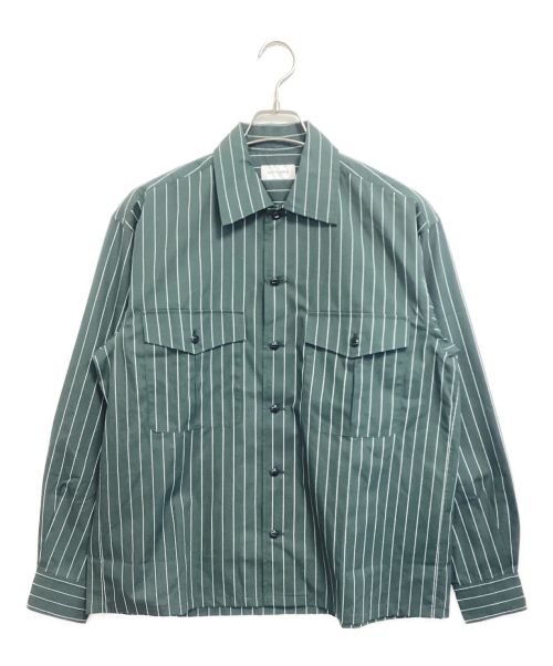 LITTLEBIG（リトルビッグ）LITTLEBIG (リトルビッグ) STRIPE MILITARY SH ブラウン サイズ:44の古着・服飾アイテム