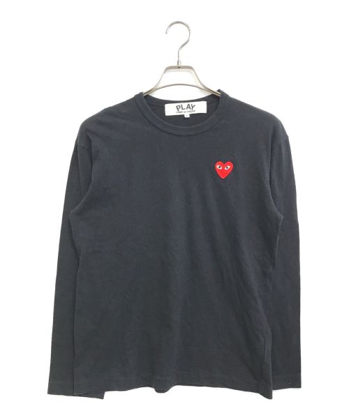 PLAY COMME des GARCONS（プレイ コムデギャルソン）PLAY COMME des GARCONS (プレイ コムデギャルソン) ワッペンカットソー ブラック サイズ:Lの古着・服飾アイテム