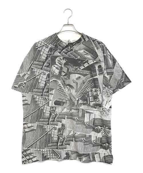 VINTAGE（ヴィンテージ）VINTAGE (ヴィンテージ/ビンテージ) [古着]総柄Tシャツ ホワイト サイズ:XLの古着・服飾アイテム