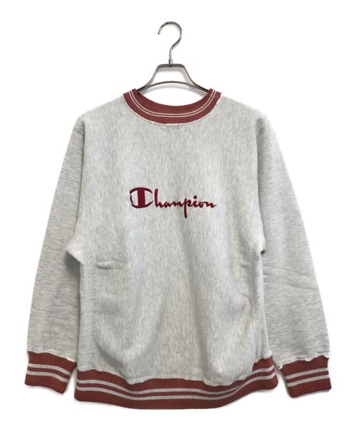 Champion（チャンピオン）Champion (チャンピオン) [古着]ロゴリバースウィーブスウェット グレー サイズ:Lの古着・服飾アイテム