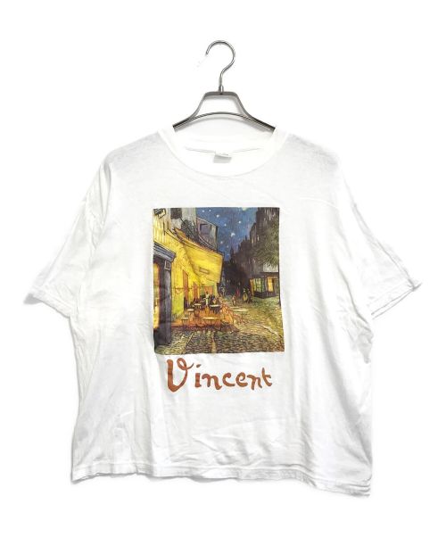 VINCENT VAN GOGH（フィンセント・ファン・ゴッホ）VINCENT VAN GOGH (フィンセント・ファン・ゴッホ) [古着]アートTシャツ ホワイト サイズ:Lの古着・服飾アイテム