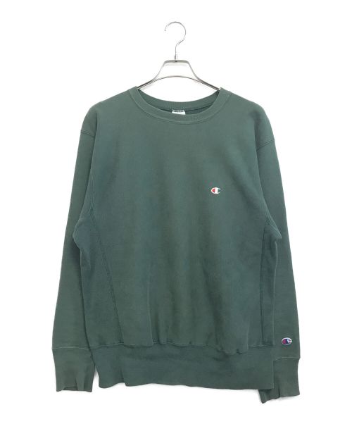 Champion REVERSE WEAVE（チャンピオンリバースウィーブ）Champion REVERSE WEAVE (チャンピオンリバースウィーブ) [古着]目有スウェット グリーン サイズ:Lの古着・服飾アイテム