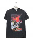 VINTAGEヴィンテージ）の古着「[古着]プリントTシャツ」｜ブラック