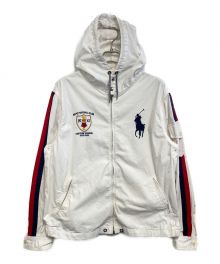 POLO RALPH LAUREN（ポロ・ラルフローレン）の古着「フーデッドジャケット」｜ホワイト