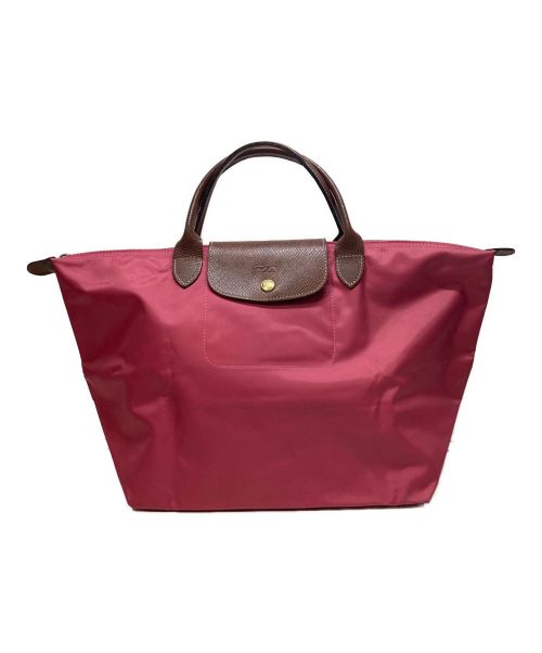 LONGCHAMP（ロンシャン）LONGCHAMP (ロンシャン) 折りトートバッグ ピンクの古着・服飾アイテム