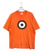 バンドTシャツバンドTシャツ）の古着「[古着]PEARL JAM(パール・ジャム) ターゲットロゴプリントバンドTシャツ」｜オレンジ