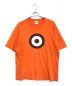 バンドTシャツ（バンドTシャツ）の古着「[古着]PEARL JAM(パール・ジャム) ターゲットロゴプリントバンドTシャツ」｜オレンジ