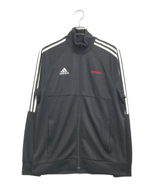 Gosha Rubchinskiy（ゴーシャラブチンスキー）Gosha Rubchinskiy (ゴーシャラブチンスキー) adidas (アディダス) COMME des GARCONS (コムデギャルソン) トラックジャケット ブラック サイズ:Lの古着・服飾アイテム