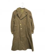 VINTAGE MILITARYヴィンテージ ミリタリー）の古着「[古着]US ARMY OVERCOATS WOOL MELTON」｜グリーン