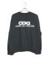 CDG (シーディージー コムデギャルソン) バックロゴスウェット ブラック サイズ:S：14800円