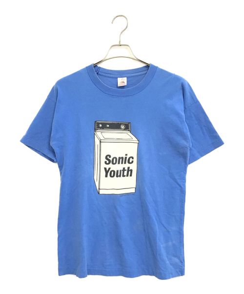 バンドTシャツ（バンドTシャツ）バンドTシャツ (バンドTシャツ) Sonic Youth(ソニック・ユース) バンドTシャツ ブルー サイズ:XLの古着・服飾アイテム