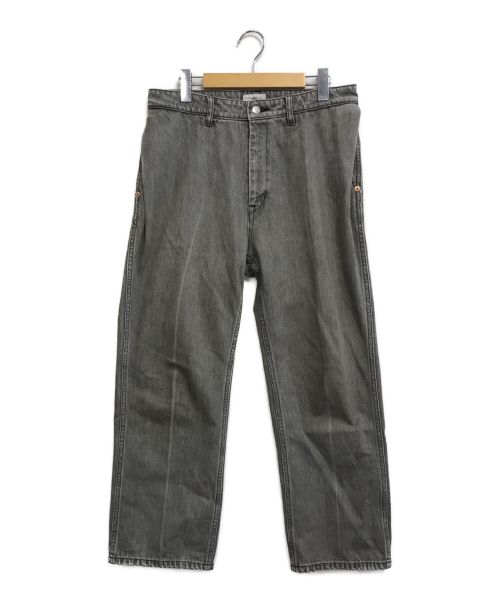 U.D.A（ユーディーエー）U.D.A (ユーディーエー) Side Tuck Denim グレー サイズ:Mの古着・服飾アイテム