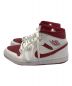 NIKE (ナイキ) ハイカットスニーカー レッド×ホワイト サイズ:US10/UK7.5/EUR42/cm27：7800円