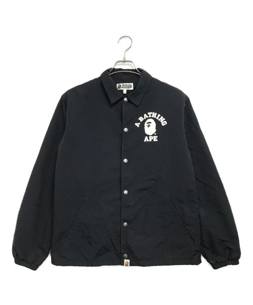 A BATHING APE（アベイシングエイプ）A BATHING APE (アベイシングエイプ) コーチジャケット ブラック サイズ:Mの古着・服飾アイテム