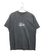 stussyステューシー）の古着「プリントTシャツ」｜ブラック