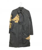 THE GREAT CHINA WALLザグレイトチャイナウォール）の古着「70’sミリタリートレンチリメイクコート」｜ブラック