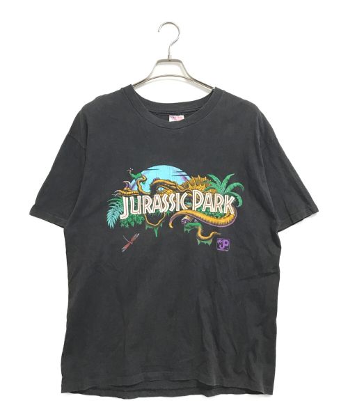 ムービーTシャツ（ムービーTシャツ）ムービーTシャツ (ムービーTシャツ) JURASSIC PARK(ジュラシック・パーク) ムービーTシャツ ブラック サイズ:Lの古着・服飾アイテム