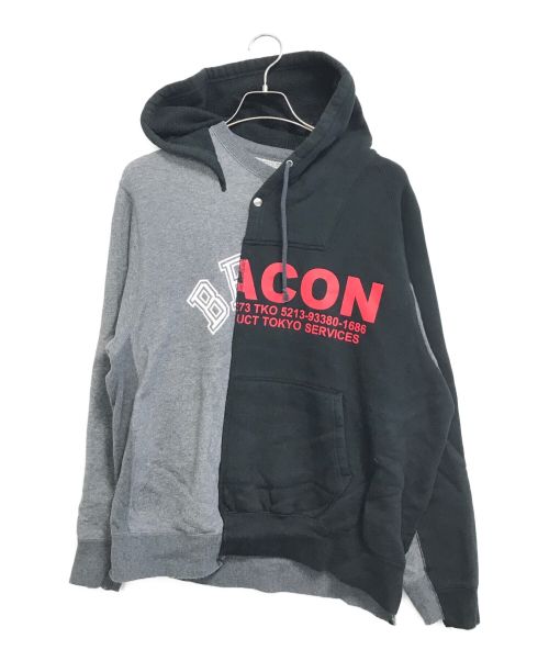 kolor/BEACON（カラービーコン）kolor/BEACON (カラービーコン) ドッキングパーカー グレー サイズ:3の古着・服飾アイテム