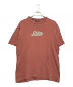 stussyステューシー）の古着「プリントTシャツ」｜レッド