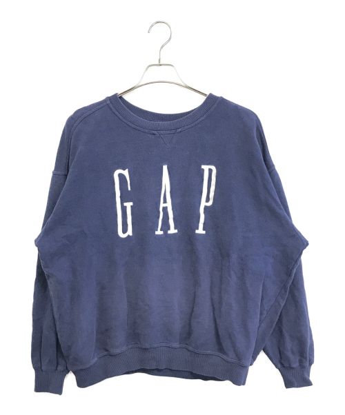 GAP（ギャップ）GAP (ギャップ) 前Vロゴ刺繍スウェット ブラウン サイズ:Lの古着・服飾アイテム