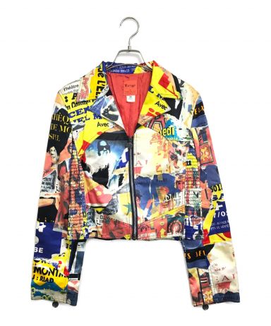 [中古]BAZaR de CHRISTIAN LACROIX(バザール クリスチャンラクロワ)のレディース アウター・ジャケット  90's総柄ショート丈ジャケット