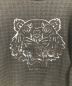 中古・古着 KENZO (ケンゾー) SILICON TIGER KNIT ブラック サイズ:S：9800円