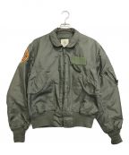 VINTAGE MILITARYヴィンテージ ミリタリー）の古着「US ARMY CWU-45 フライトジャケット」｜グリーン