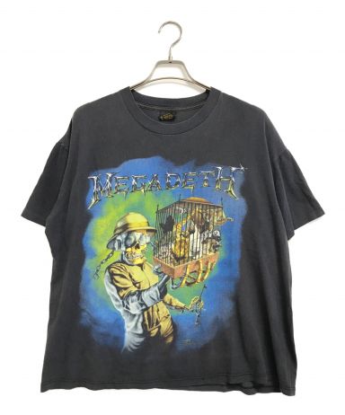 【中古・古着通販】MEGADETH (メガデス) バンドTシャツ ブラック 