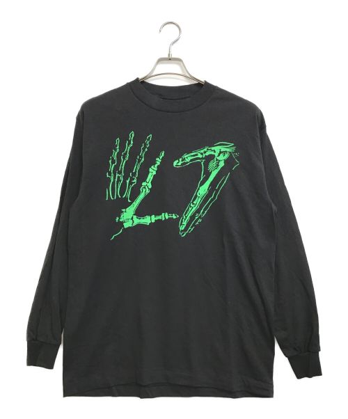 バンドTシャツ（バンドTシャツ）バンドTシャツ (バンドTシャツ) L7 長袖バンドカットソー ブラック サイズ:Lの古着・服飾アイテム