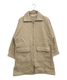 WOOLRICH（ウールリッチ）の古着「ジップメルトンコート」｜ブラウン