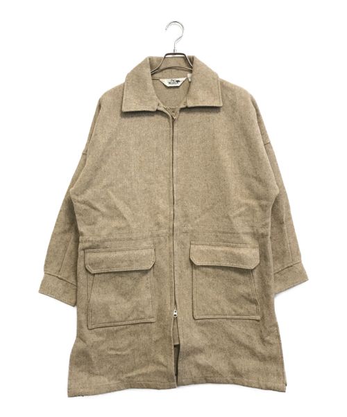 WOOLRICH（ウールリッチ）WOOLRICH (ウールリッチ) ジップメルトンコート ブラウン サイズ:表記なしの古着・服飾アイテム