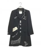 MOSCHINO COUTUREモスキーノクチュール）の古着「デザインジャケット」｜ブラック