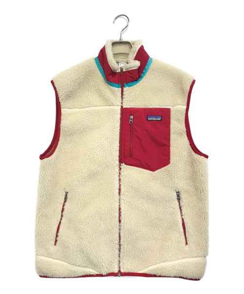 Patagonia（パタゴニア）Patagonia (パタゴニア) クラシックレトロXベスト アイボリー サイズ:Lの古着・服飾アイテム