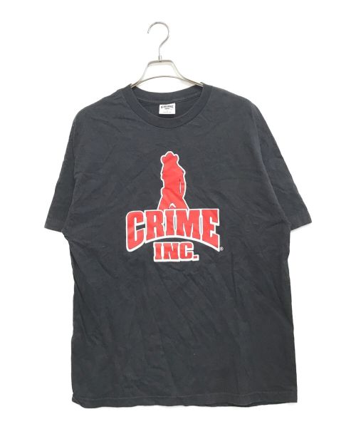 CRIME INC（クライム・インク）CRIME INC (クライム・インク) Tシャツ ブラック サイズ:XLの古着・服飾アイテム