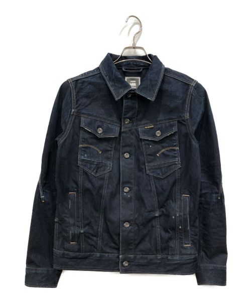 G-STAR RAW（ジースターロゥ）G-STAR RAW (ジースターロゥ) USED加工デニムジャケット インディゴ サイズ:Mの古着・服飾アイテム