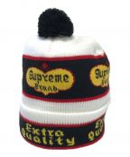 SUPREMEシュプリーム）の古着「ボンボンニット帽」｜ホワイト