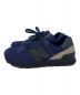 NEW BALANCE (ニューバランス) ローカットスニーカー ネイビー サイズ:US9 1/2/UK9/EUR43/cm27.5：4800円