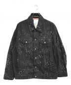 Acne studiosアクネ ストゥディオス）の古着「Distressed Denim Jacket」｜ブラック