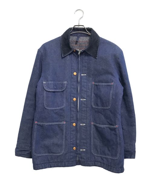 Wrangler（ラングラー）Wrangler (ラングラー) ブランケット付きカバーオール インディゴ サイズ:38の古着・服飾アイテム