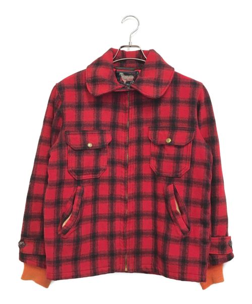 WOOLRICH（ウールリッチ）WOOLRICH (ウールリッチ) マッキーノジャケット レッド サイズ:38の古着・服飾アイテム