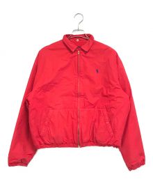 POLO RALPH LAUREN（ポロ・ラルフローレン）の古着「裏起毛スイングトップ」｜レッド