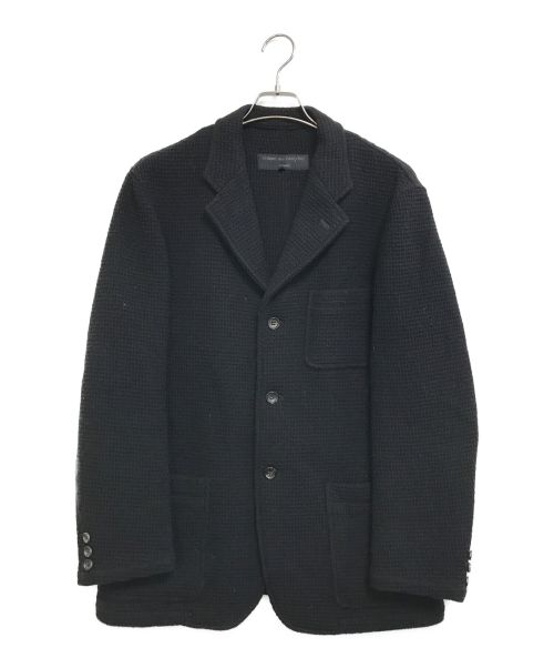 COMME des GARCONS HOMME（コムデギャルソン オム）COMME des GARCONS HOMME (コムデギャルソン オム) ワッフルテーラードジャケット ブラック サイズ:Mの古着・服飾アイテム