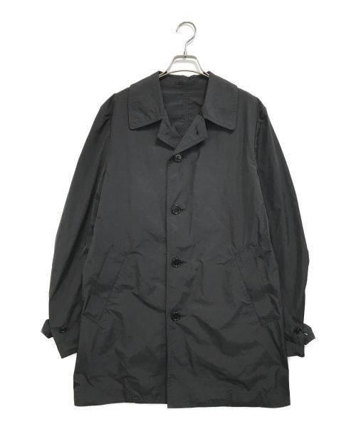 COMME des GARCONS HOMME（コムデギャルソン オム）COMME des GARCONS HOMME (コムデギャルソン オム) ポリステンカラーコート ブラック サイズ:Lの古着・服飾アイテム