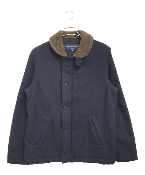 COMME des GARCONS HOMME（コムデギャルソン オム）COMME des GARCONS HOMME (コムデギャルソン オム) デッキジャケット ブルー サイズ:Mの古着・服飾アイテム