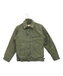 VINTAGE MILITARY（ヴィンテージ ミリタリー）の古着「US ARMY 80’sA-2デッキジャケット」｜グリーン