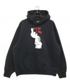 SUPREME×UNDERCOVERシュプリーム×アンダーカバー）の古着「Anti-You Hooded Sweatshirt」｜ブラック