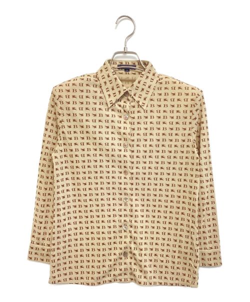 BURBERRY LONDON（バーバリーロンドン）BURBERRY LONDON (バーバリー ロンドン) 総柄シャツ ベージュ サイズ:40の古着・服飾アイテム