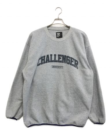 【中古・古着通販】CHALLENGER (チャレンジャー) COLLEGE LOGO C/N FLEECE グレー サイズ:XL｜ブランド・古着通販  トレファク公式【TREFAC FASHION】スマホサイト