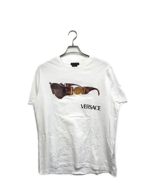 VERSACE（ヴェルサーチ）VERSACE (ヴェルサーチェ) Tシャツ ホワイト サイズ:XLの古着・服飾アイテム