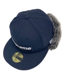 SUPREME×New Era（シュプリーム×ニューエラ）の古着「キャップ」｜ネイビー